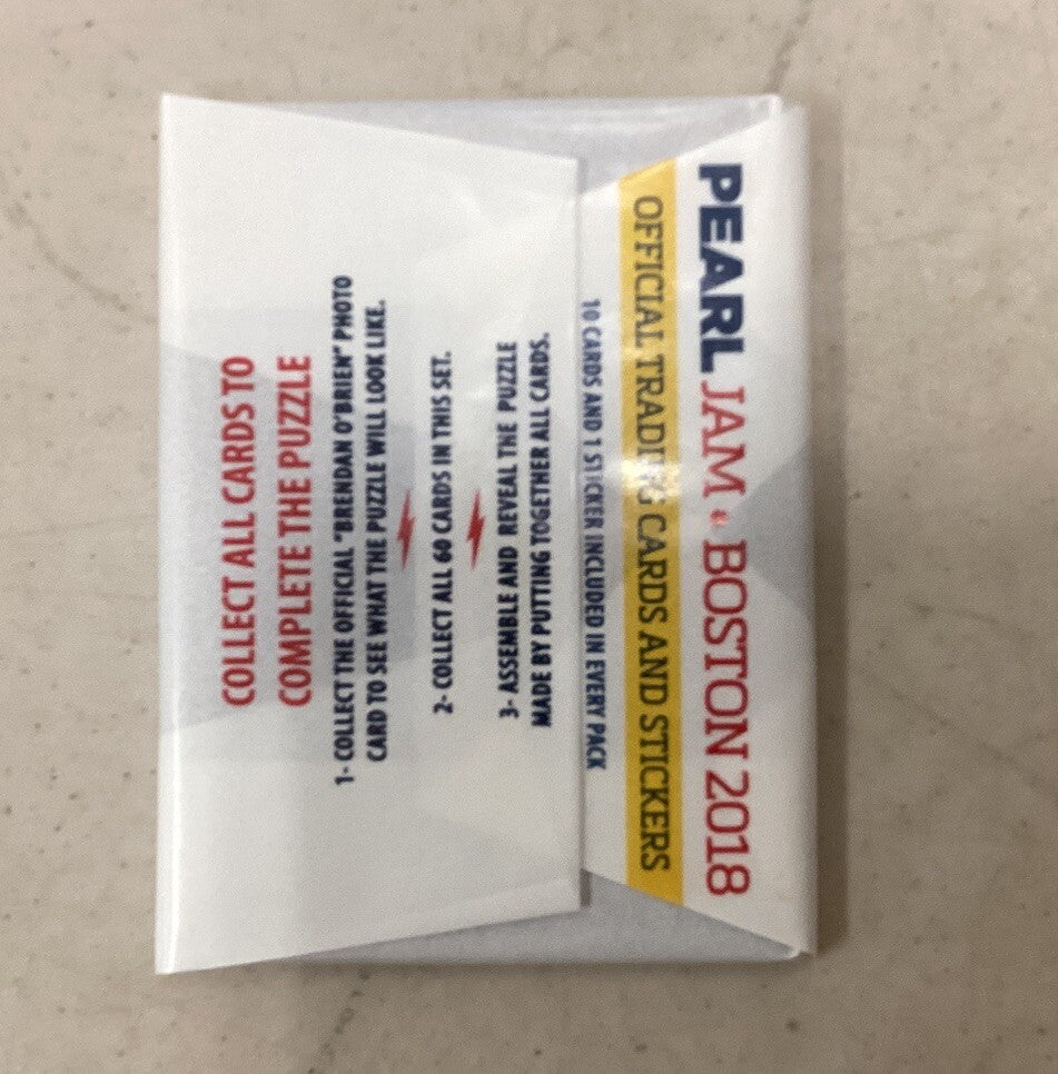 Pearl Jam Cancelled Shows (Plus Others) Stickers, Buttons, Trading Card Lot