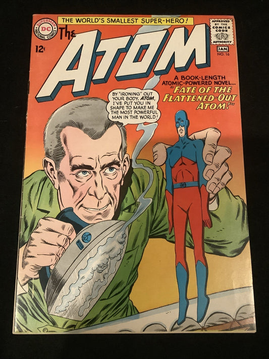 The Atom #16 (DC Comics) Fine (6.0) Cover + 3 Outer Wraps Detached Lower Staple