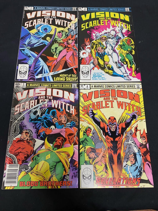 Vision And The Scarlet Witch #1,2,3,4 (Marvel, Nov 1982)