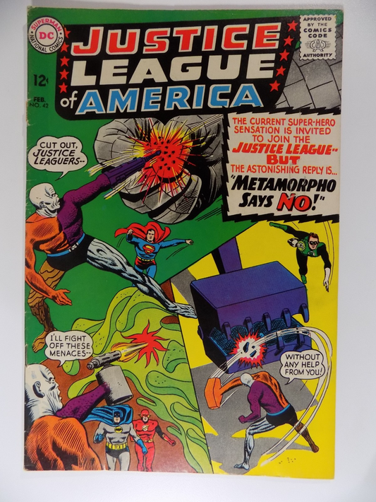 Justice League of America #42 DC Comic February 1966 Fine+