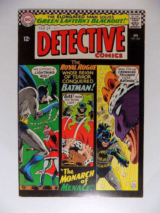 Detective #350 DC Comic Very Fine- April 1966