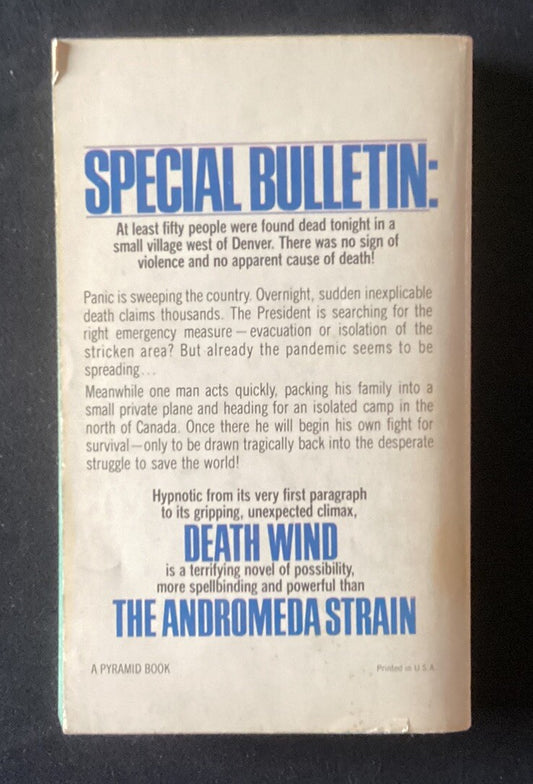 Death Wind  (1st THUS) by William C. Heine -JD