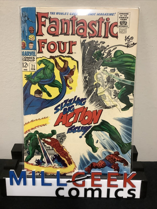Fantastic Four #71 (Marvel Comics February 1968) Fine (6.0) Stan Lee/Jack Kirby