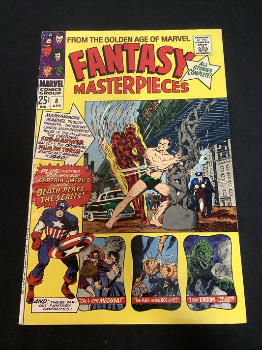Fantasy Masterpieces #8 (Marvel Comics April 1967) VF- (7.5) Cream To Off-White