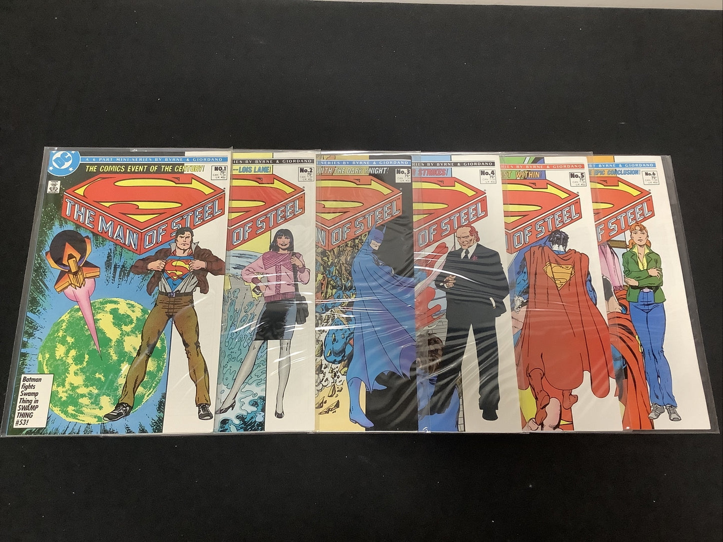 The Man Of Steel No 1 2 3 4 5 6 Complete Mini Comic Series, 1st app of Magpie