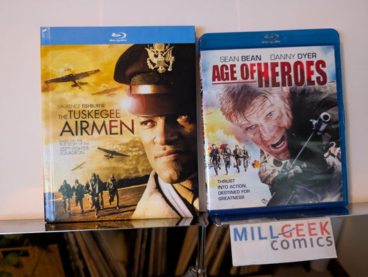 The Tuskegee Airmen / Age of Heroes, 2 Movie Set (Blu-Ray) Like New-JD
