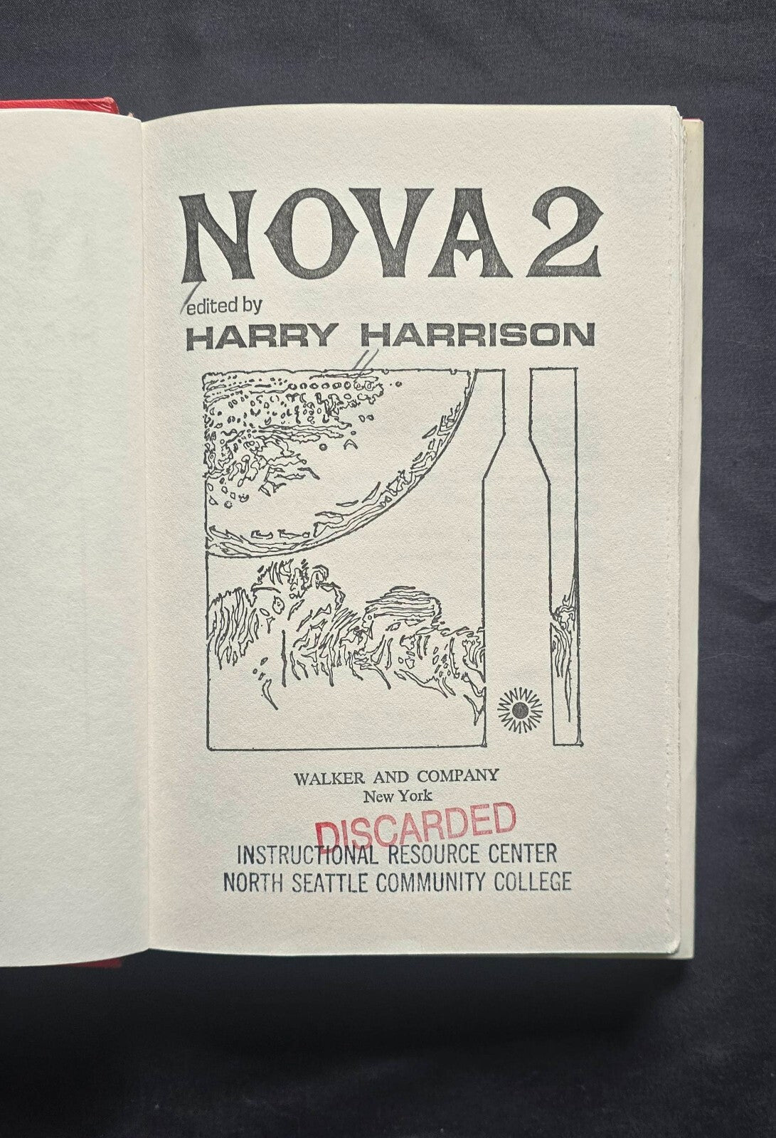 Nova 2 edited by Harry Harrison (Book Club Edition, 1972) - Ex-Lib - JD
