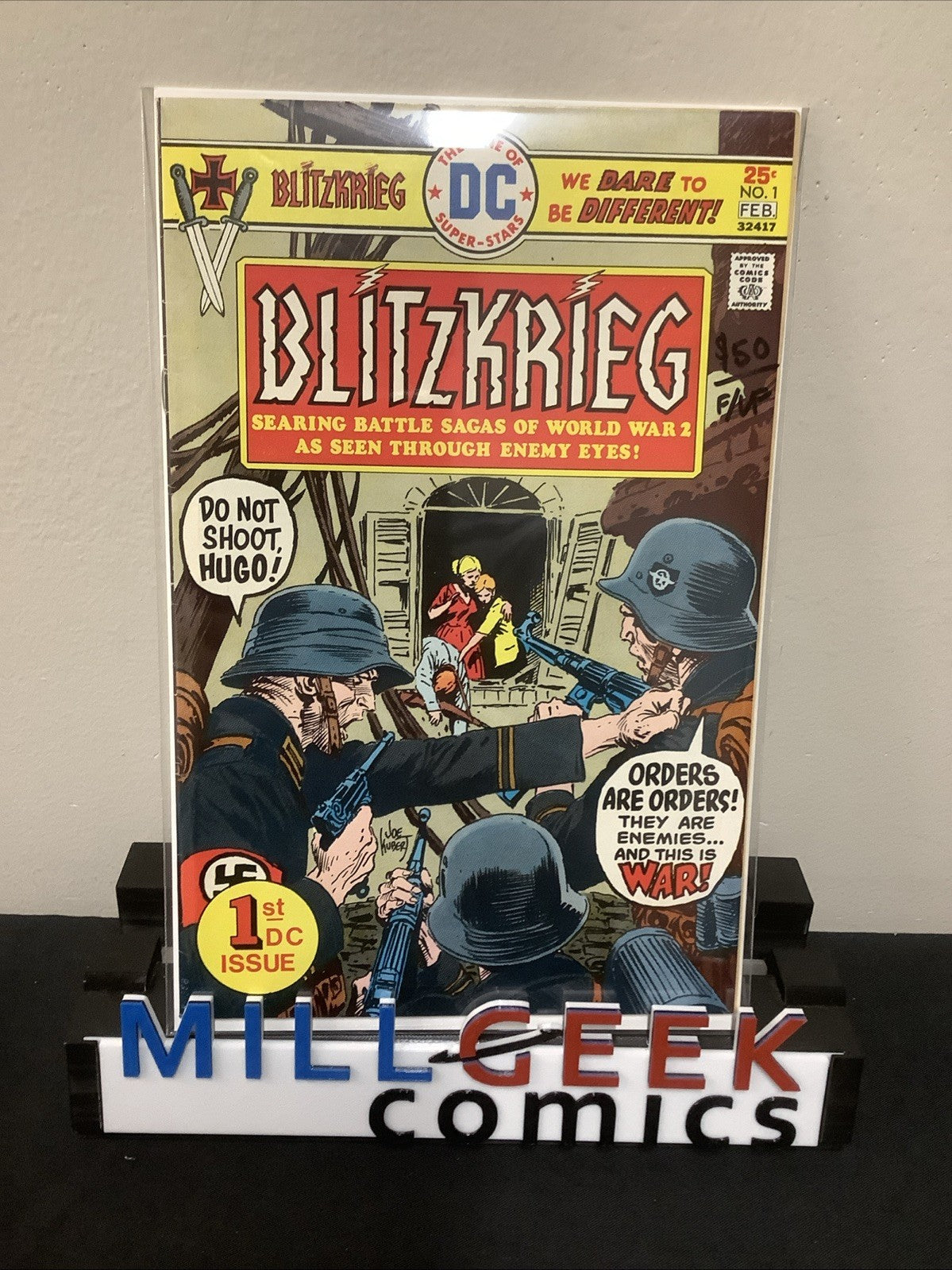 Blitzkrieg #1 (DC Comics January-February 1976) F/VF (7.0) Joe Kubert