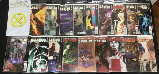 Ultimate Comics X-Men 1-33 (MISSING #31) Comic Lot, Marvel, Unsealed Polybag #1