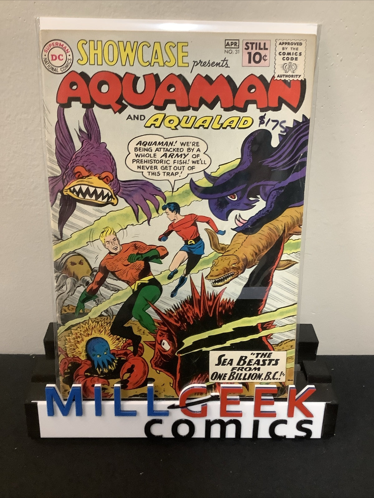 Showcase #31 (1961) VG- (3.5) Henry Boltinoff, Sea Beasts From One Million B.C.