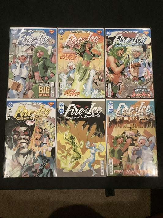 Fire & Ice: Welcome to Smallville #1-6 Complete Comic Set, Terry & Rachel Dodson