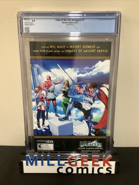 Tails of the Pet Avengers #1 (2010) CGC Graded 9.4 (NM) Deadpool Variant Cover