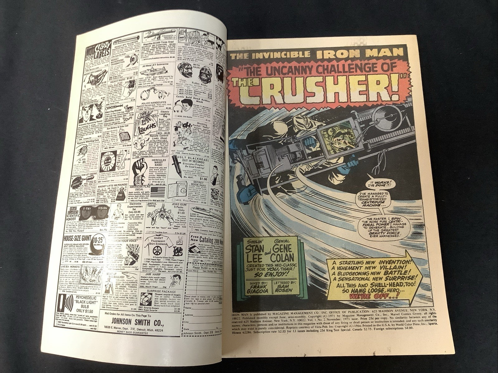 Iron Man Special #2 (Marvel Comics November 1971) VF (8.0) Stan Lee/Gene Colan