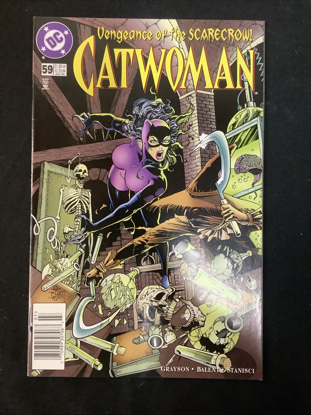 Catwoman #57-60 Comic Lot, DC, Multiple Newsstands, “Only Happy When It Rains”