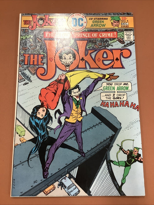 The Joker #4 (DC Comics November-December 1975) VF+ (8.5) Vs Green Arrow