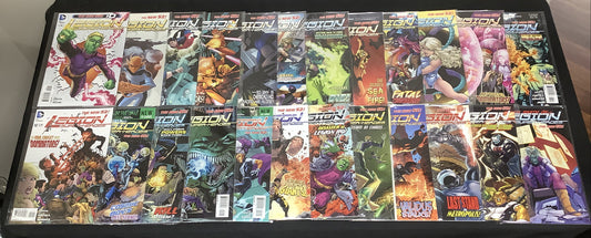 Legion Of SuperHeroes New 52 #0-23, Legion Lost #0-16, Secret Origins #1-6