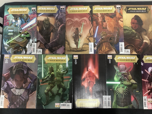 Star Wars The High Republic #1-15 Complete Comic Set, Marvel, #1 Third Printing