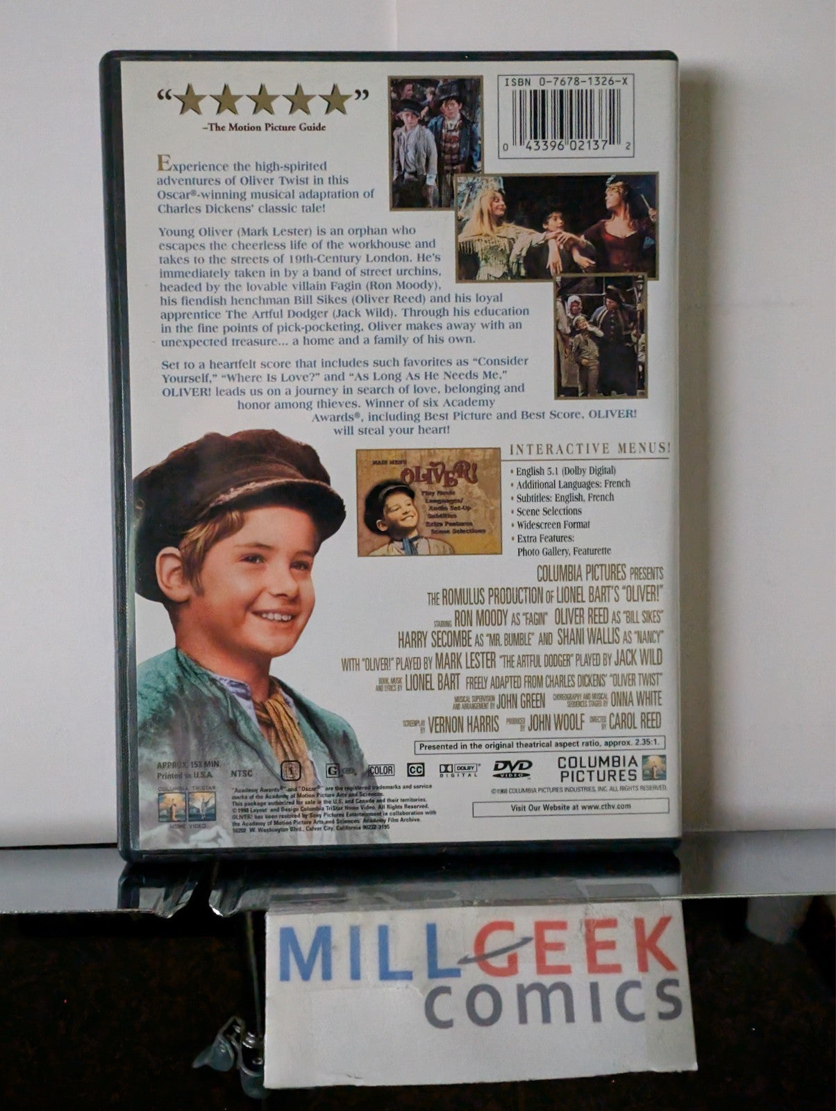Oliver! / The Dark Crystal, 2 Movie Set (DVD) Like New -JD