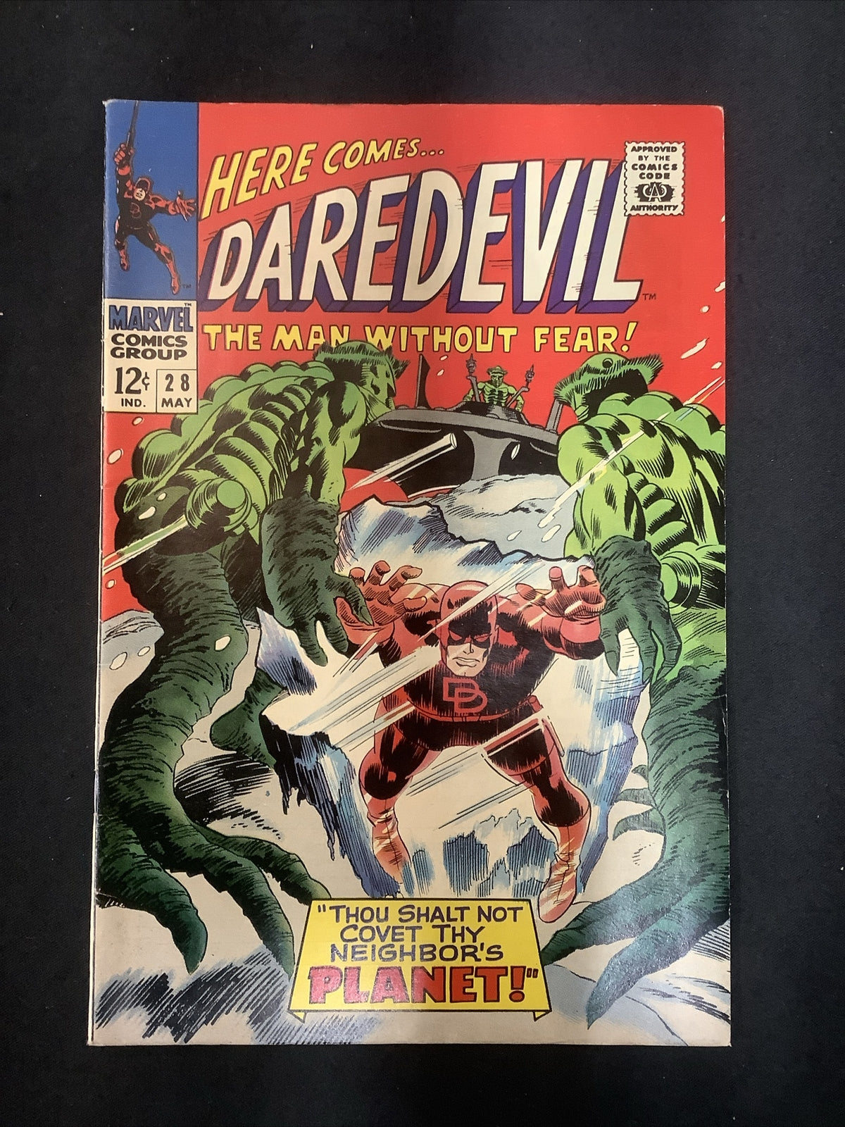Daredevil #28 (1967) F/VF (7.0) Off White, Stan Lee/Gene Colan, Dick Ayers