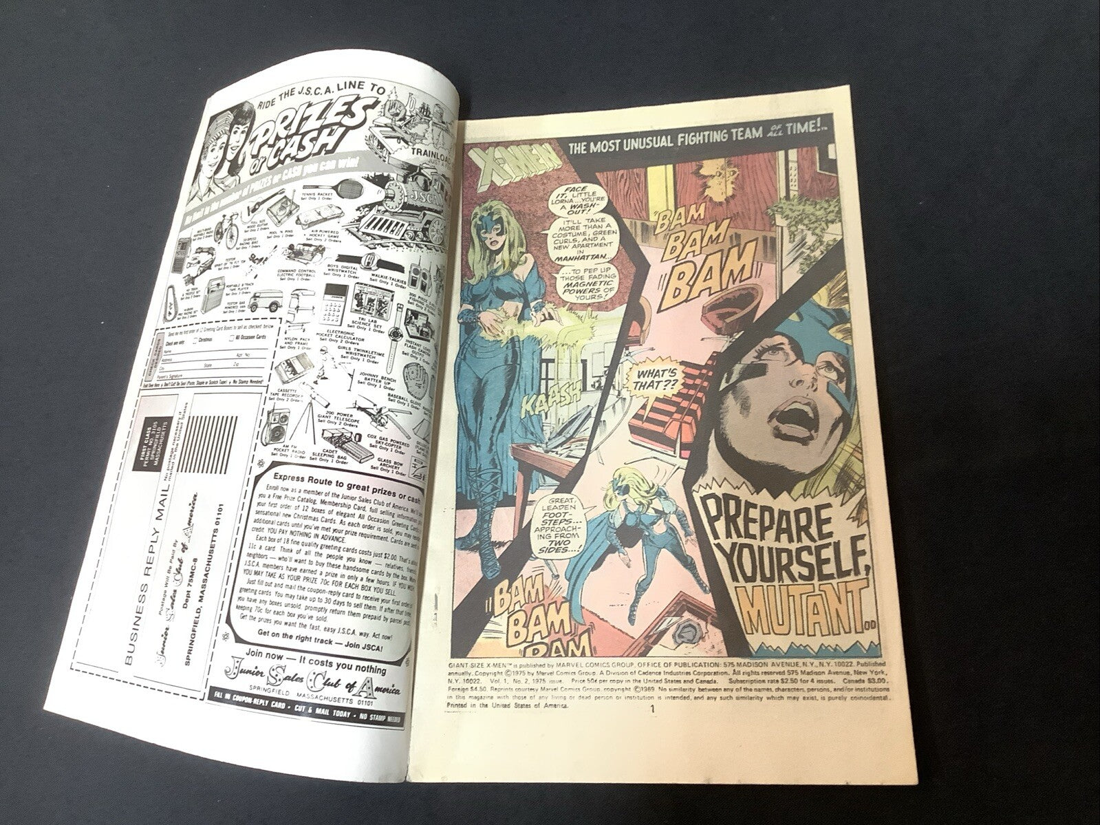 Giant-Size X-Men #2 (Marvel Comics 1975) F+ (6.5) Chris Claremont/Neal Adams