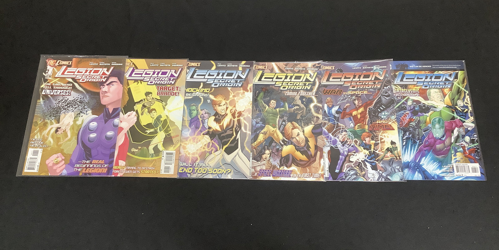 Legion Of SuperHeroes New 52 #0-23, Legion Lost #0-16, Secret Origins #1-6