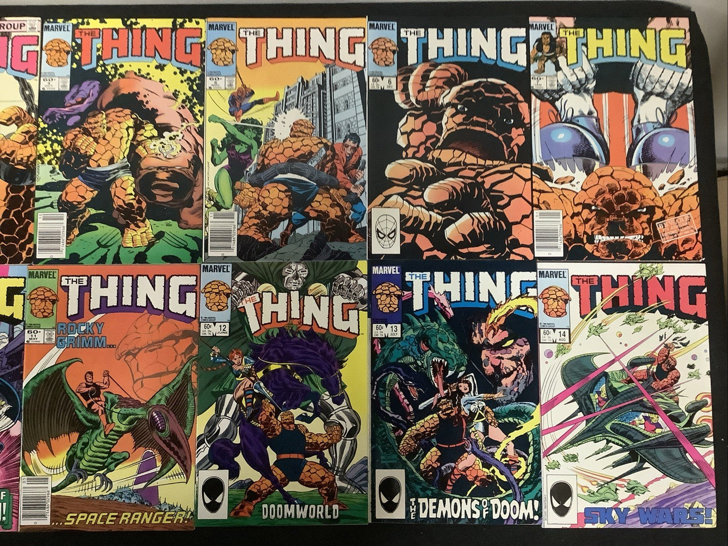 The Thing #1-14 Comic Lot, Marvel Comics, Retold Origin Story, Fantastic Four