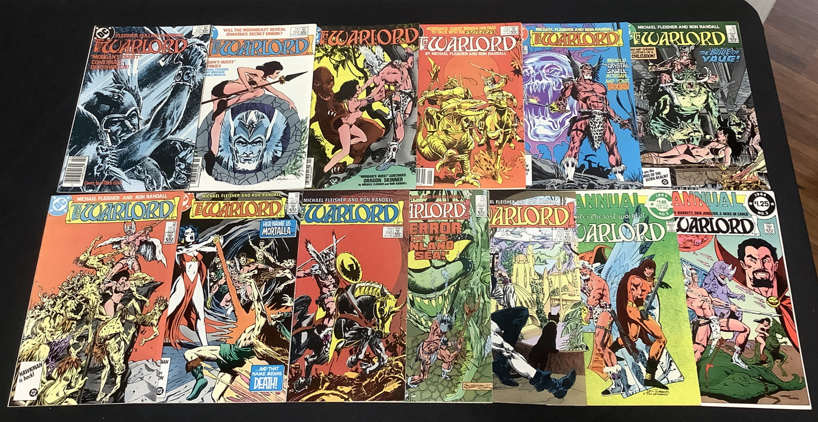 Warlord #102-112 + Annual #2-3 Comic Lot, DC, Dan Jurgens, 1st App Krystovar