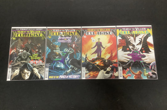 Hell Arisen #1-4 Complete Comic Series, DC, Year Of The Villain, 1st Punchline