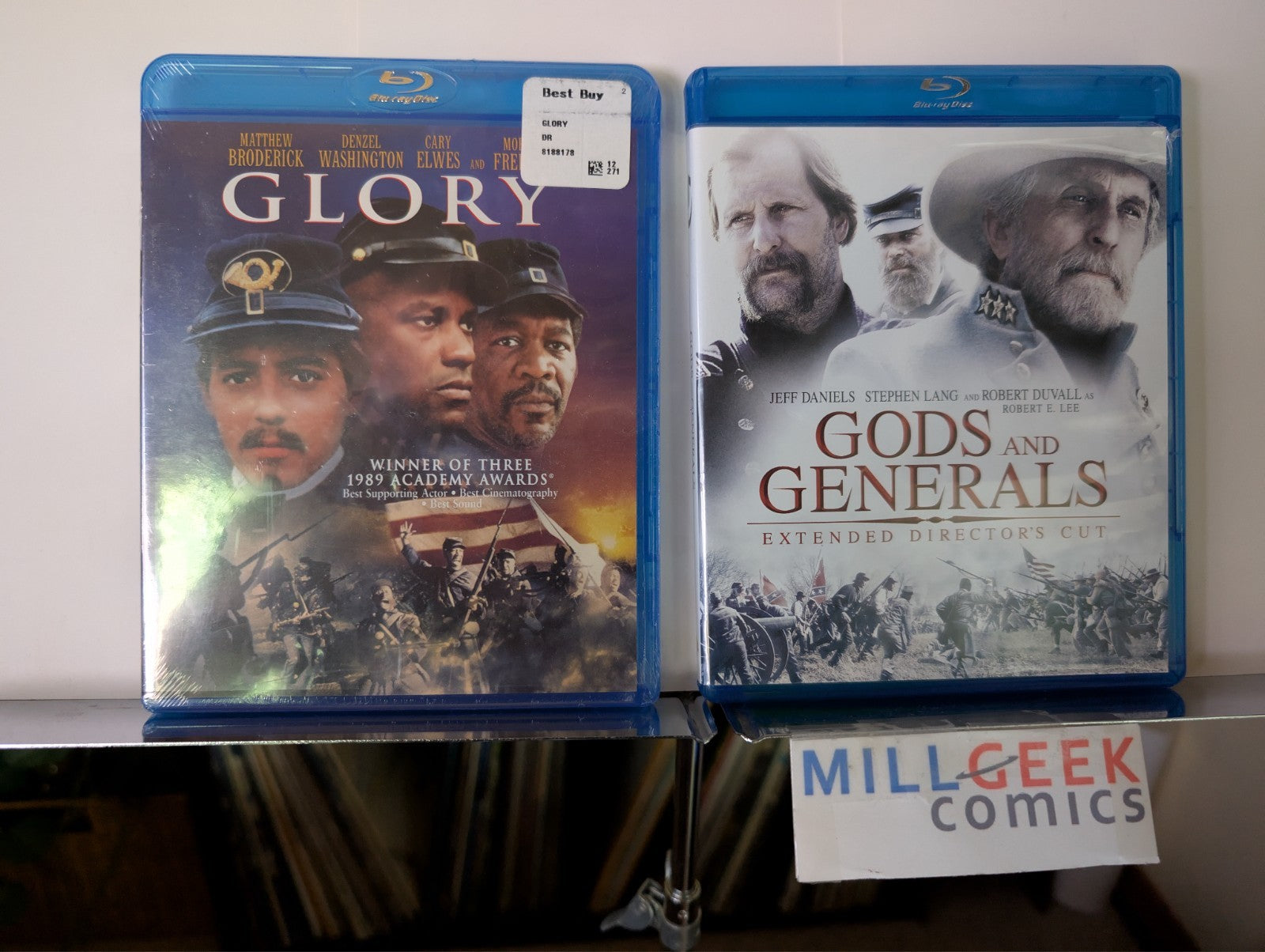 Glory / Gods and Generals, 2 Movie Set (Blu-Ray) -JD