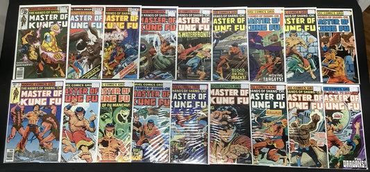 Master Of Kung Fu #72-89 Comic Lot, Marvel Comics, Doug Moench, 1st App Zaran