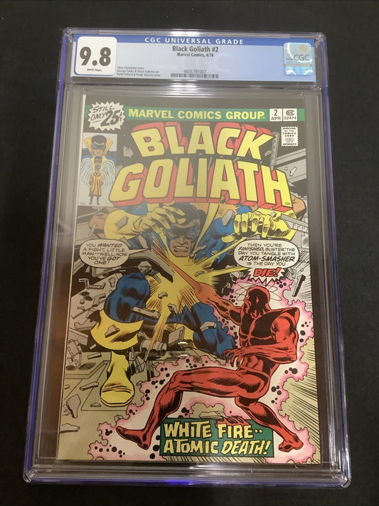 Black Goliath #2 (Marvel Comics April 1976) CGC Graded 9.8 (NM/M) White Pages