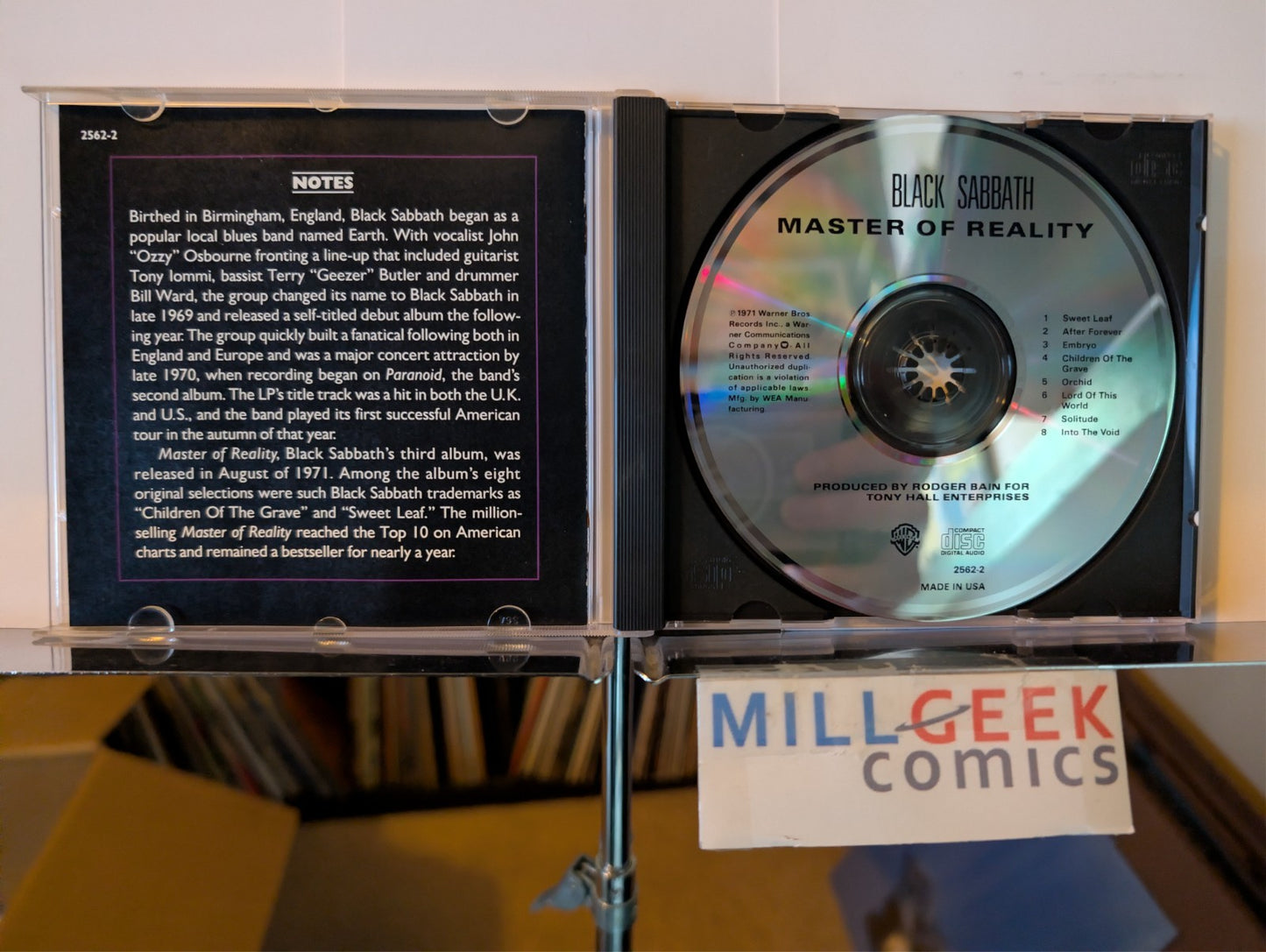 Ozzy Osbourne 2 CD Lot (Blizzard of Ozz, Black Sabbath Master of Reality) -JD