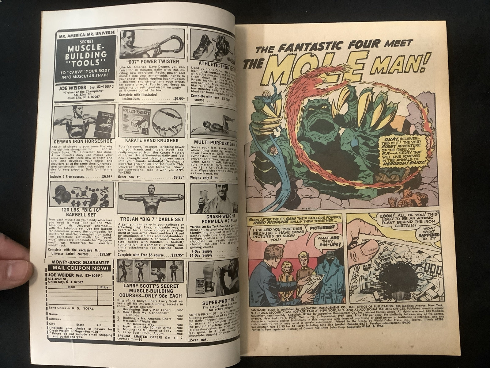 Fantastic Four King-Sized #7 (1969) VF- (7.5) Stan Lee/Jack Kirby, Mole Man