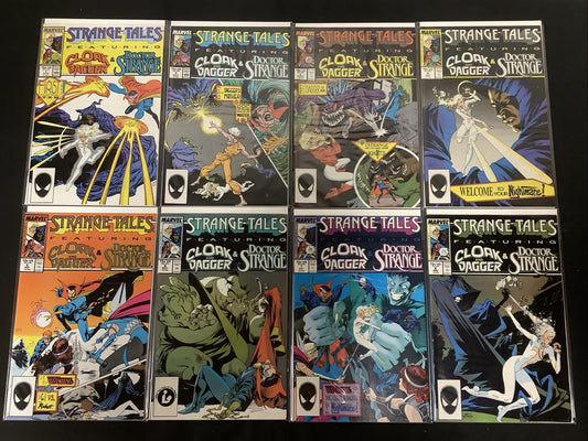 Strange Tales #1-8 Comic Lot, Marvel, Bill Mantlo/Bret Blevins, Vol.2, 1987