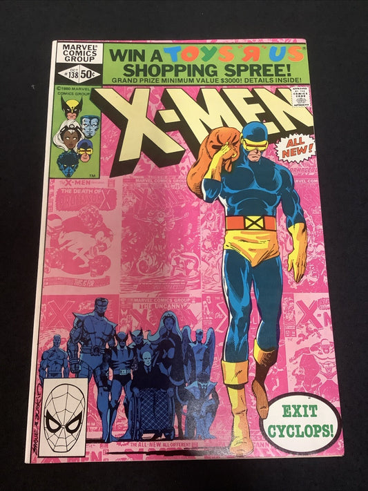 Uncanny X-Men #138 (October 1980) VF/NM (9.0) Chris Claremont, Origin Of Cyclops