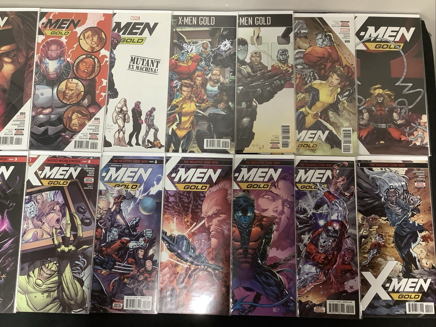 X-Men Gold #1-36 + Annuals #1-2 Complete Comic Series, Marvel, 1st Printing
