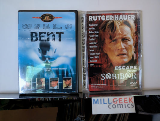 Bent / Escape from Sobibor, 2 Movie Set (DVD) Like New -JD