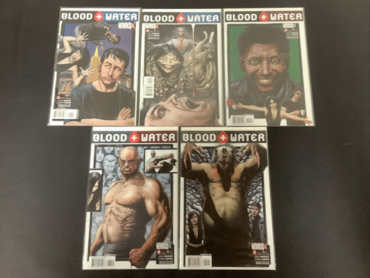 BLOOD + WATER #1-5 Complete Comic Set, Vertigo, Judd Winick/Tom Coker