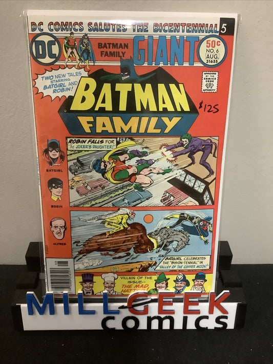 Batman Family #6 (1976) VF+ (8.5) 1st App Joker's Daughter, Bicentennial Salute