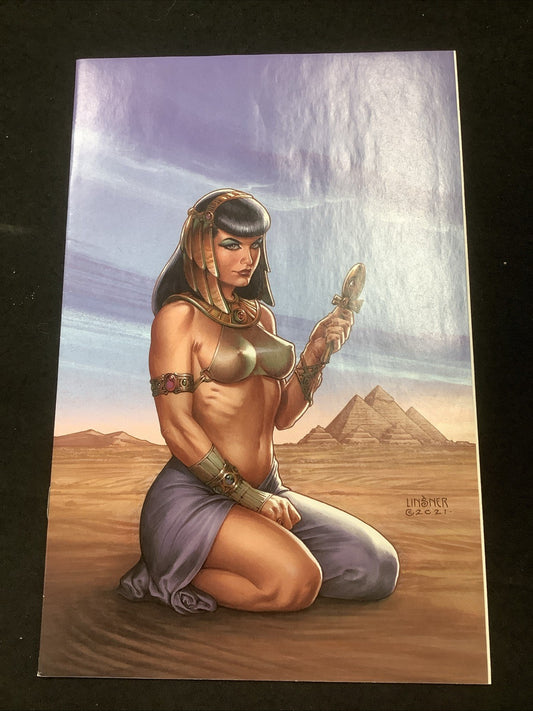 Betty Page Alien Agenda #2 (2021) VF/NM (9.0) Linsner Limited Virgin Variant