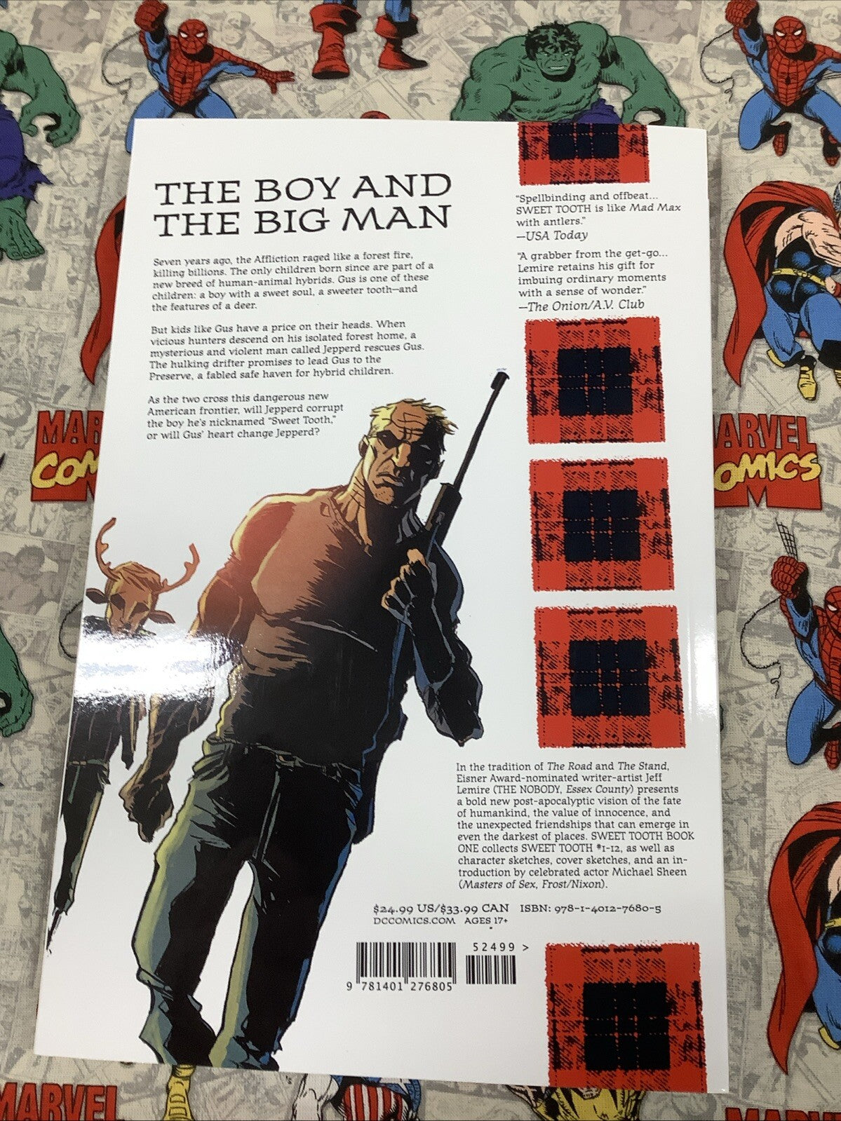 Sweet Tooth: The Deluxe Edition Book #1, Jeff Lemire, DC Black Label TPB Netflix