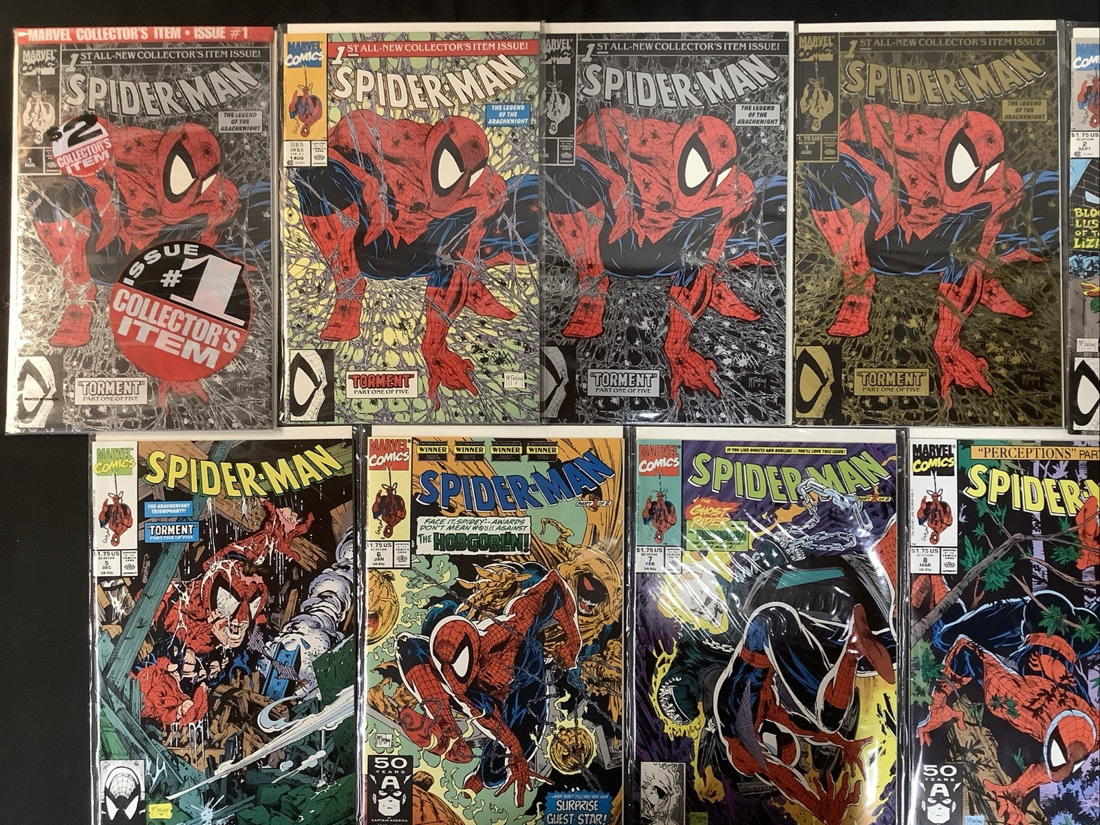 Spider-Man #1-49 Comic Lot, Marvel Comics, Multiple Variants #1, Todd McFarlane