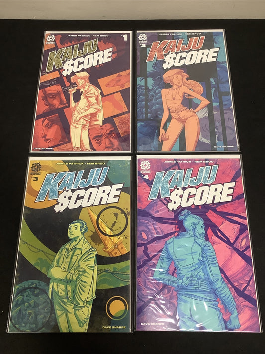Kaiju Score #1-4 Complete Comic Set, Aftershock, James Patrick, Sony Movie Spec