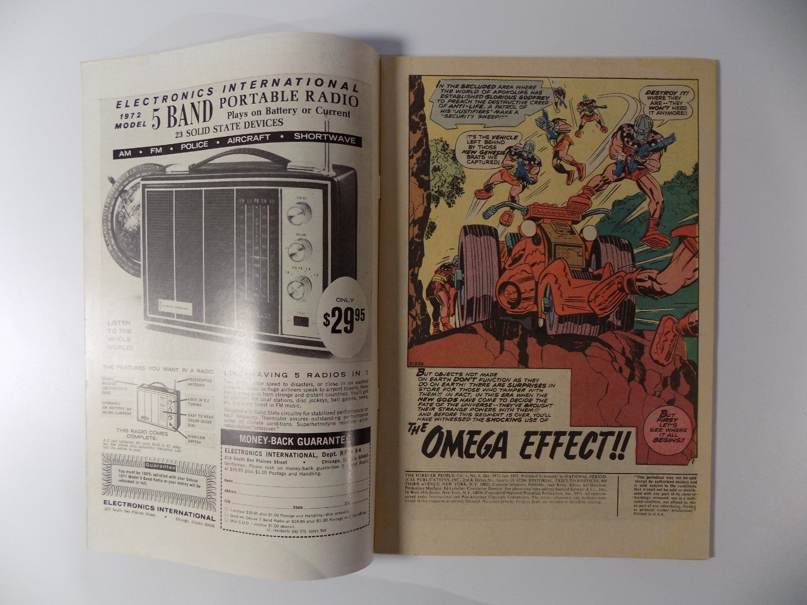 Forever People #6 DC Comic Very Fine- January 1972