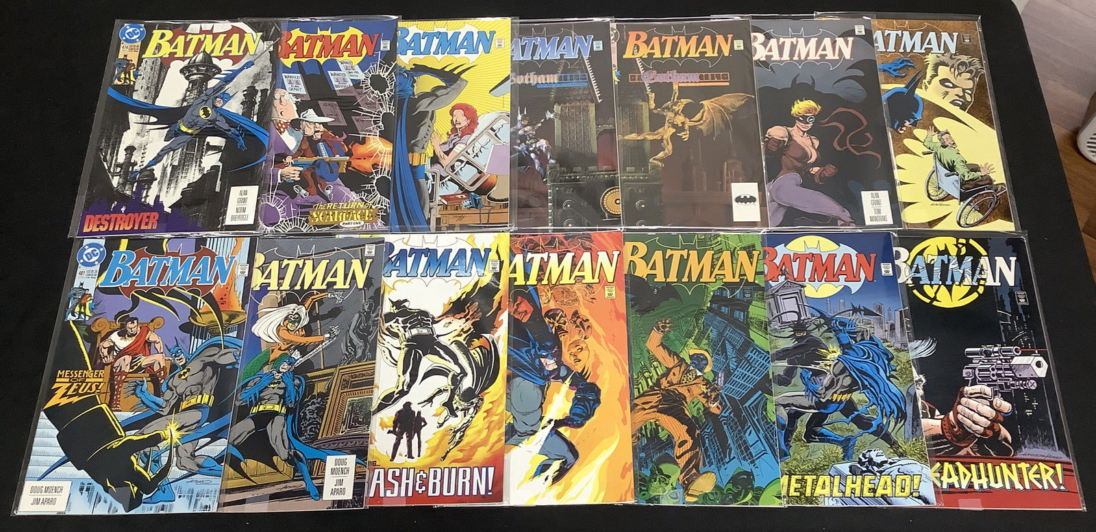 Batman #458-488 Comic Lot, DC, Knightfall, 1st App Renee Montoya, 1992