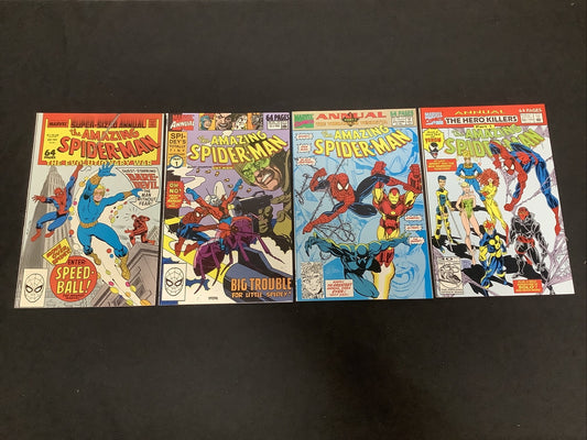 Amazing Spider-Man Annual Bundle, #22,24,25,26 1st App Speedball, Marvel