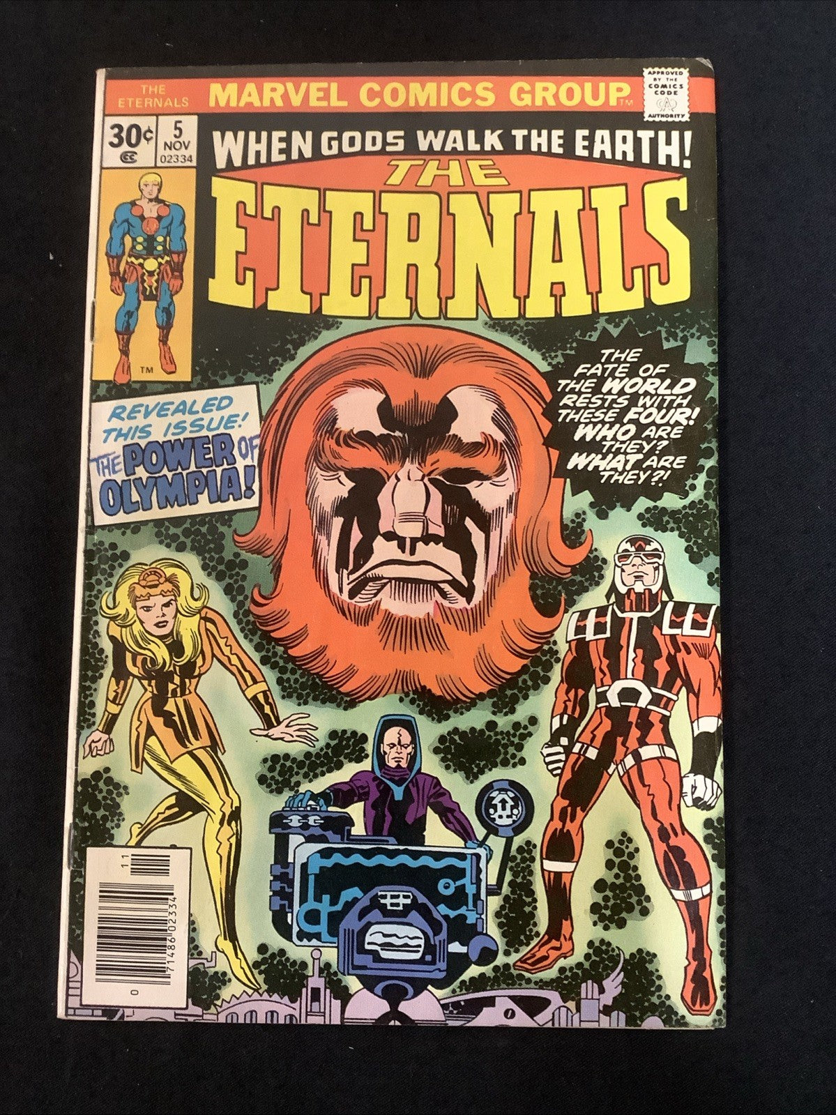Eternals #1-5 Comic Lot, Marvel, Jack Kirby, 1st App The Eternals And Deviants