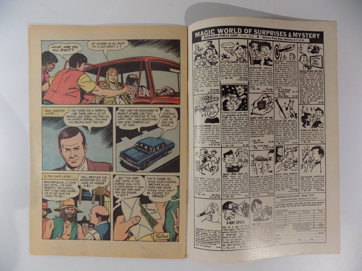Mod Squad #6 Dell Comic July 1970 Fine+