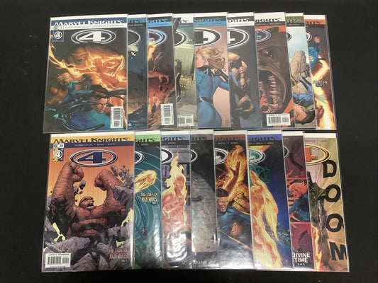 Knights 4 #1-17 comic lot, Marvel Knights (2004-2006) Fantastic Four