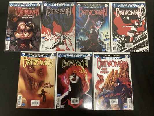 Batwoman #5-8 Comic Lot, DC Comics Rebirth, Additional Variants #5-6, Tynion